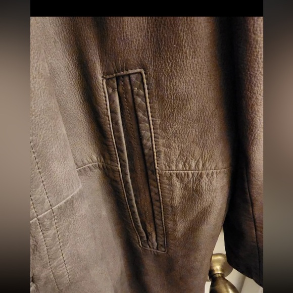 Hugo Boss Nubuk Leather Jacket - Picture 4 of 9